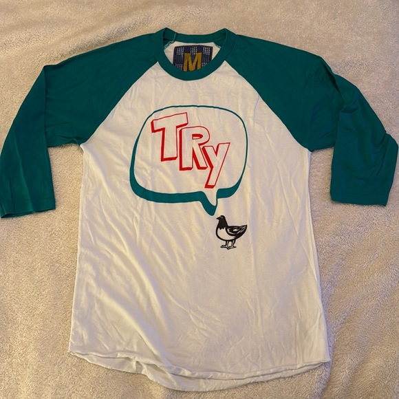 Pidgin Orange Hawaii Baseball Shirt Mens Medium Rare - Picture 1 of 3